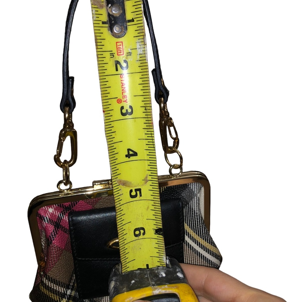 RARE Vivienne Westwood Vintage Mini Black/Red Plaid Clutch/Handbag - Picture 13 of 16